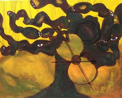 Eveil du Printemps - Tableau par Gerard Berner