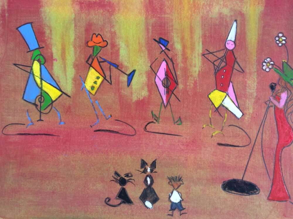 Jazz - Tableau par Gerard Berner