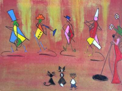 Jazz - Tableau par Gerard Berner