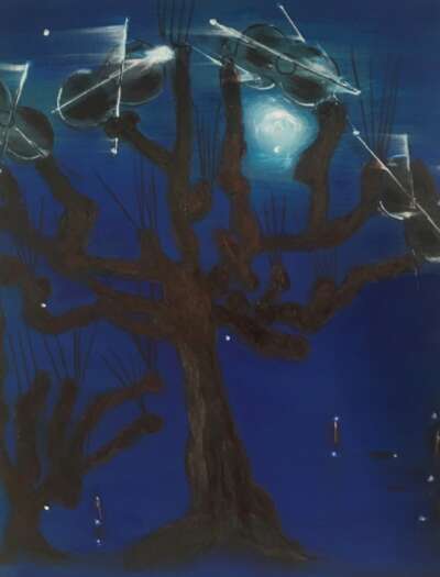 Le Tilleul Fait Danser les Violons - Tableau par Gerard Berner