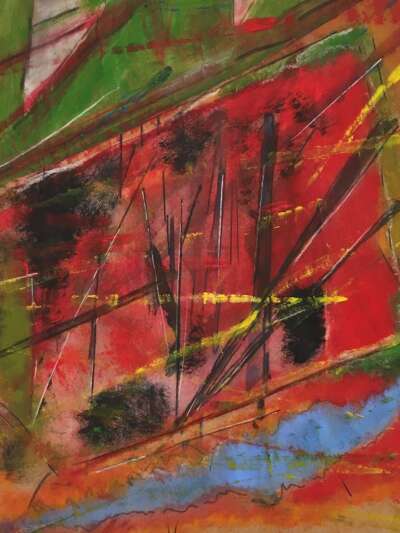 L'Eau, Le Fer, Le Feu - Tableau par Gerard Berner