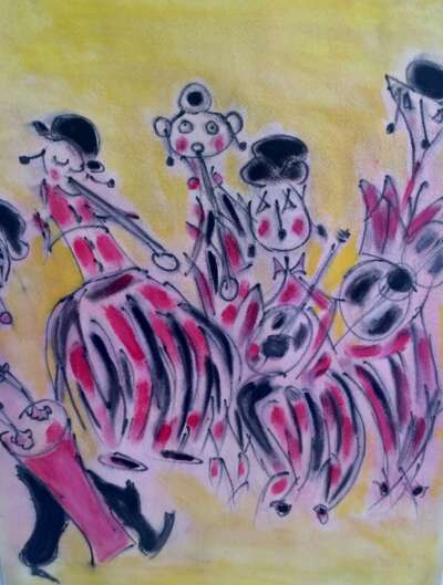 Martinique - Tableau par Gerard Berner