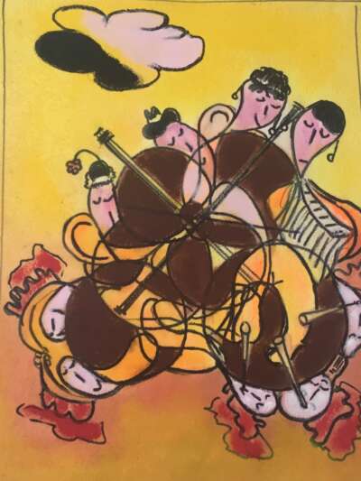 Méli-Mélo - Tableau par Gerard Berner