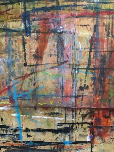 Traces - Tableau par Gerard Berner