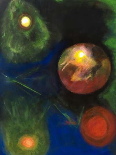 Au-Delà - Tableau par Gerard Berner