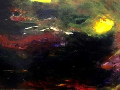 Trou Noir - Tableau par Gerard Berner