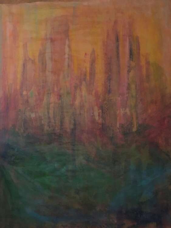 Reflet - Tableau par Gerard Berner